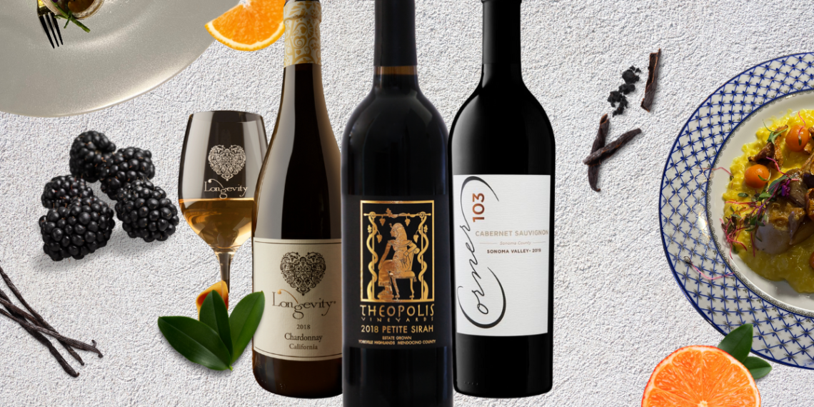 black owned wine bottles with background