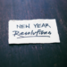 New Year's Resolutions