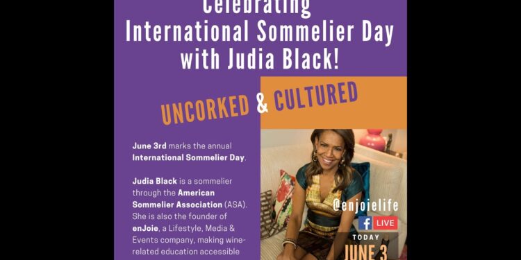 Intl Sommelier Day Judia Black