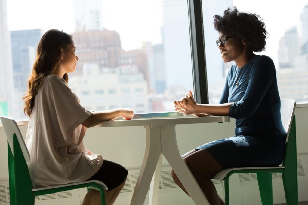 Having a calm conversation